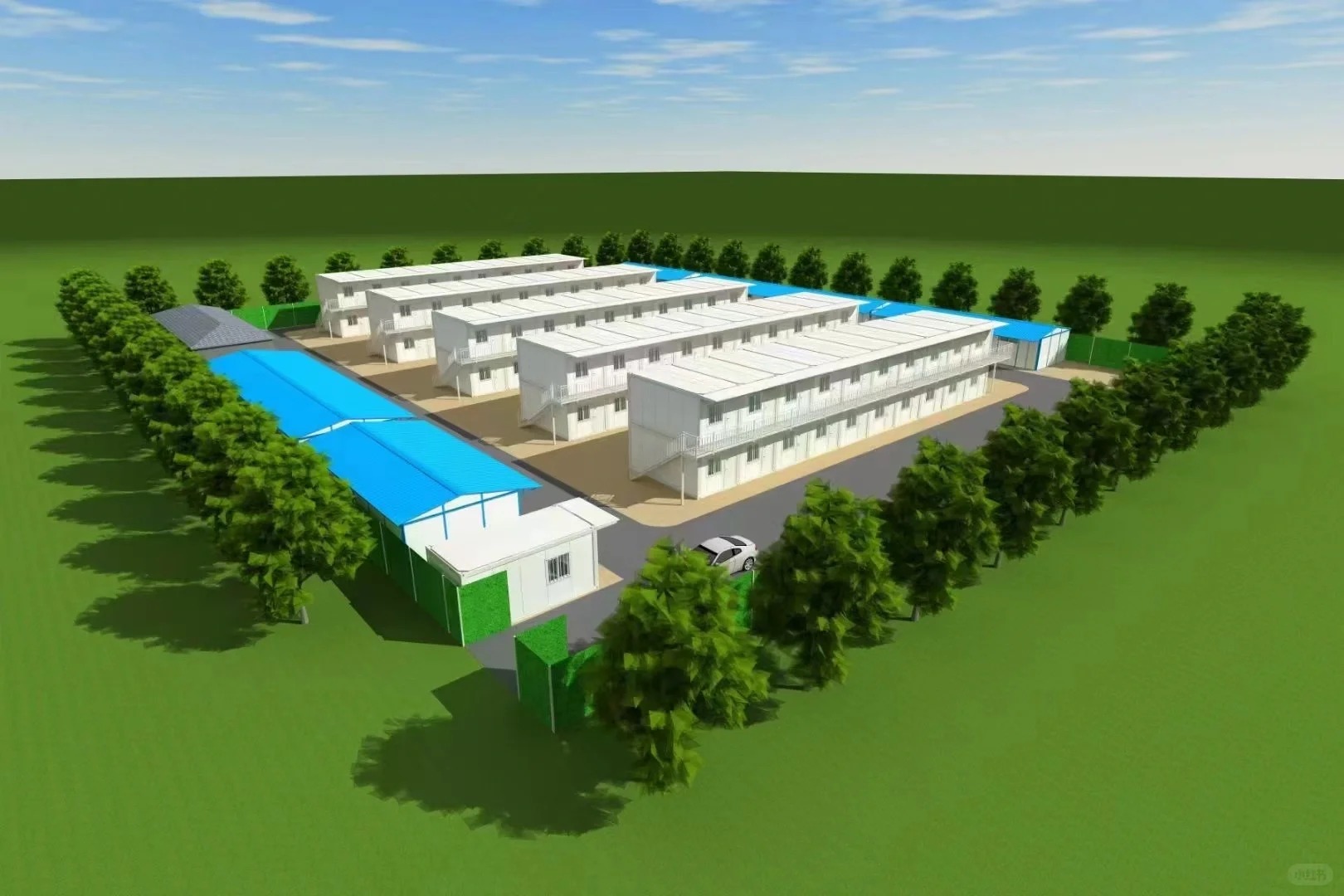 集成建筑领航！利达集团工程营地，赋能全球基建高效推进